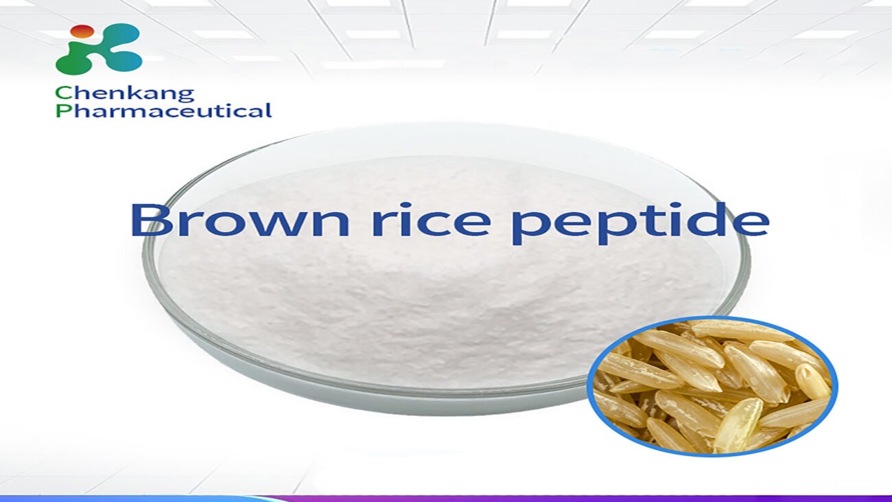 Brown rice peptides skin benefits